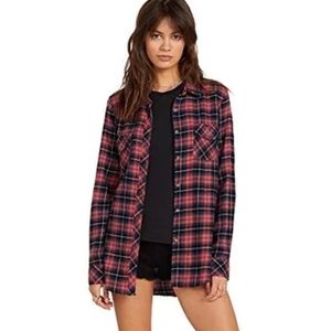 Volcom Rad Plaid Flannel Shirt